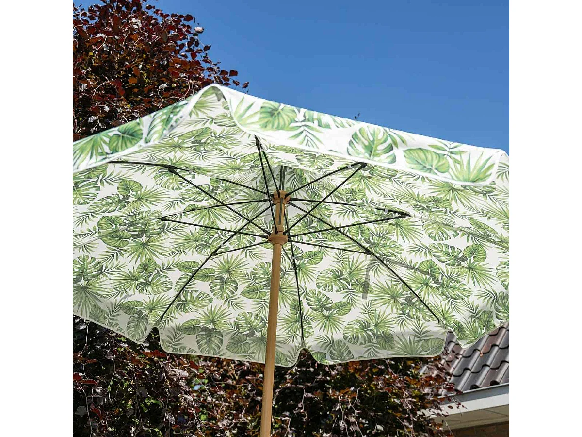 Garden Impressions Aloha stokparasol palm green Ø200 cm
