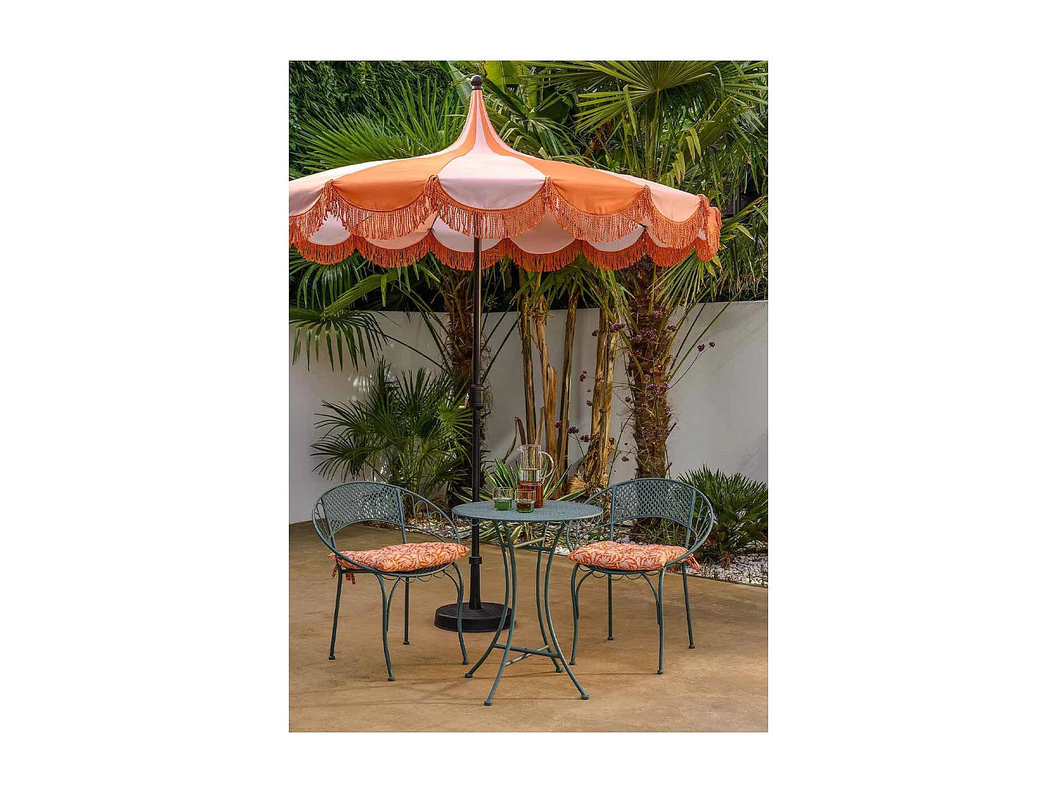 Edelman Kim stokparasol oranje - Ø235 x 238 cm