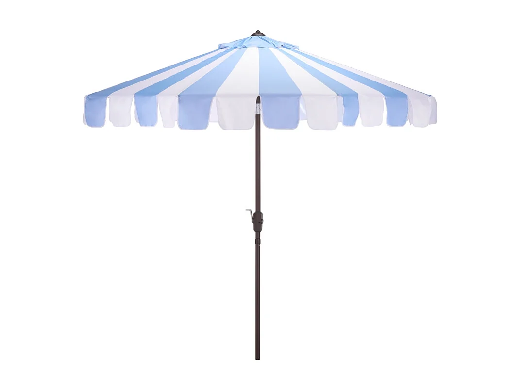 Parasol Rayure bleu bébé OPEN: 256 x 256 X 251 CLOSE: 15 x 15 x 251 - James