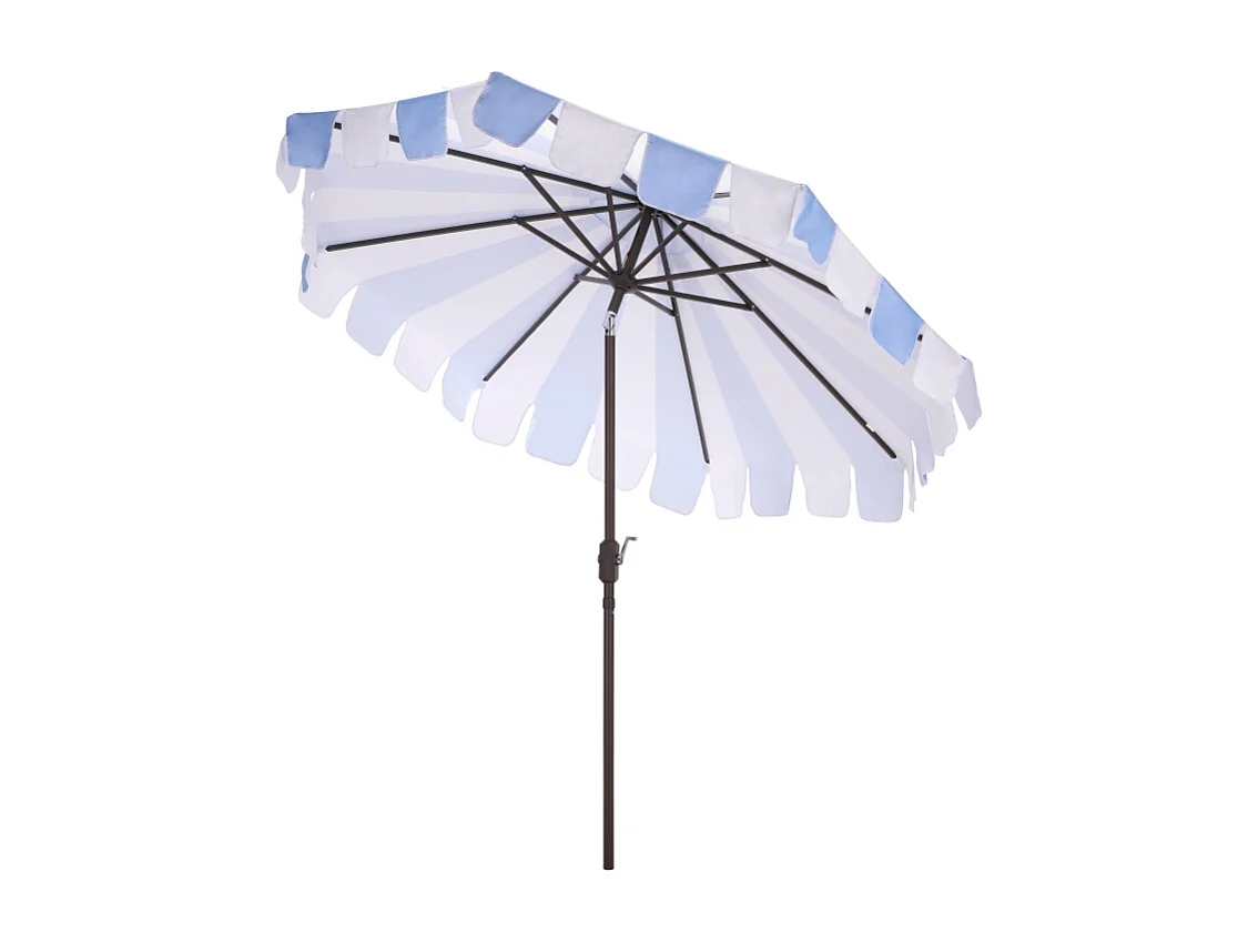 Parasol Rayure bleu bébé OPEN: 256 x 256 X 251 CLOSE: 15 x 15 x 251 - James