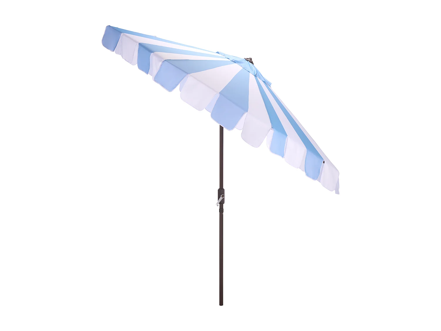 Parasol Rayure bleu bébé OPEN: 256 x 256 X 251 CLOSE: 15 x 15 x 251 - James