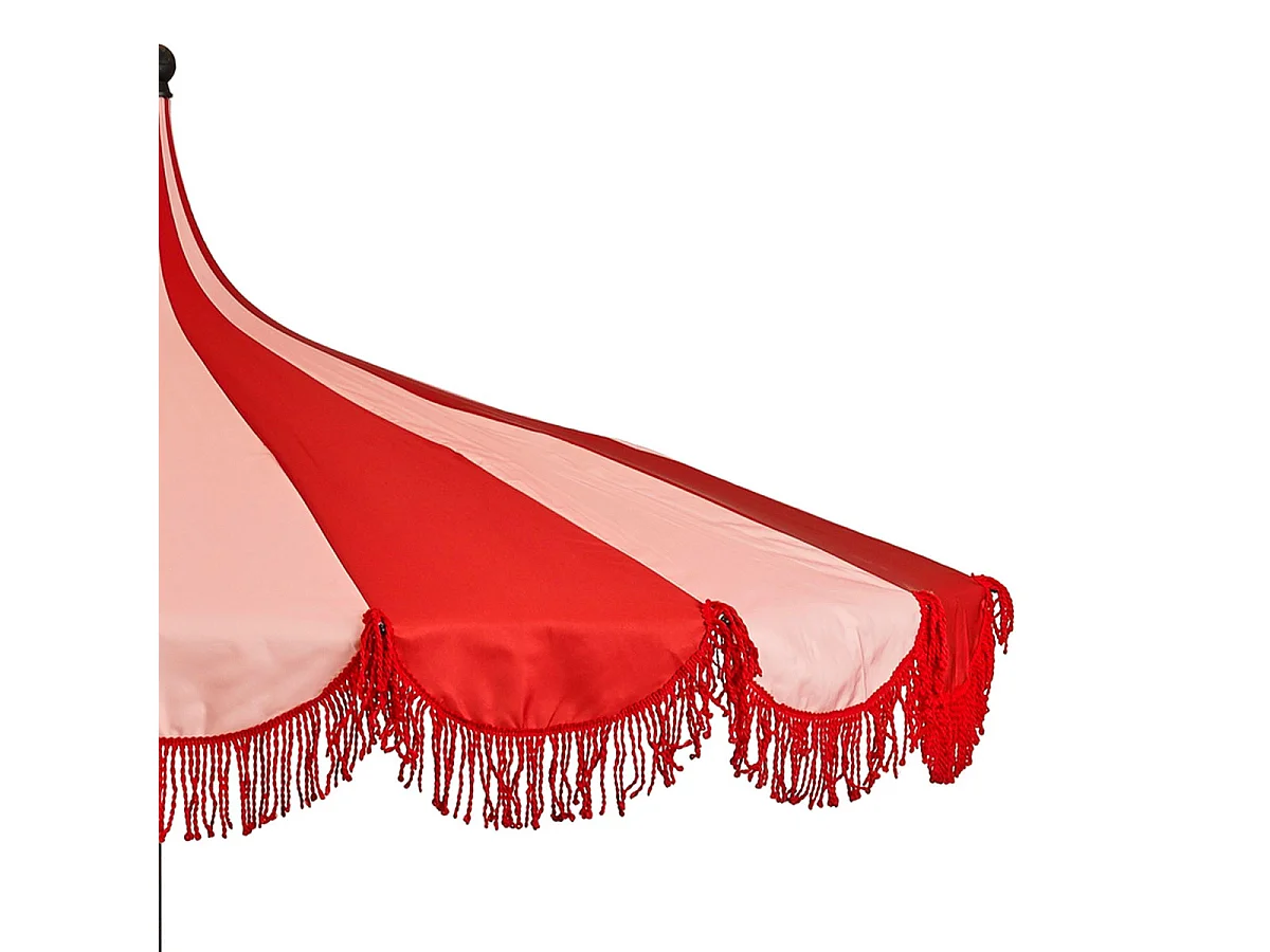 Edelman Kim stokparasol rood - Ø235 x 238 cm