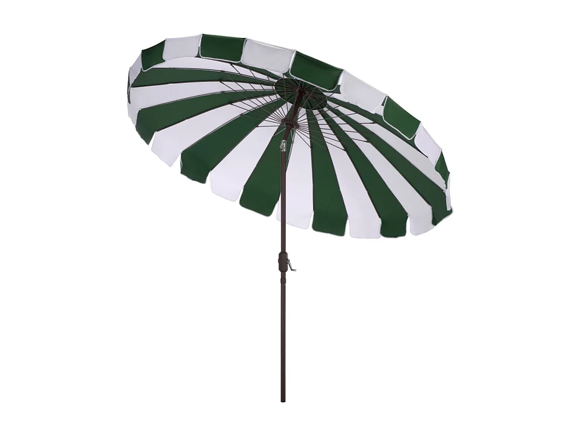 Parasol Vert chasseur/Rayure OPEN: 256 x 256 X 251 CLOSE: 15 x 15 x 251 - Samuel