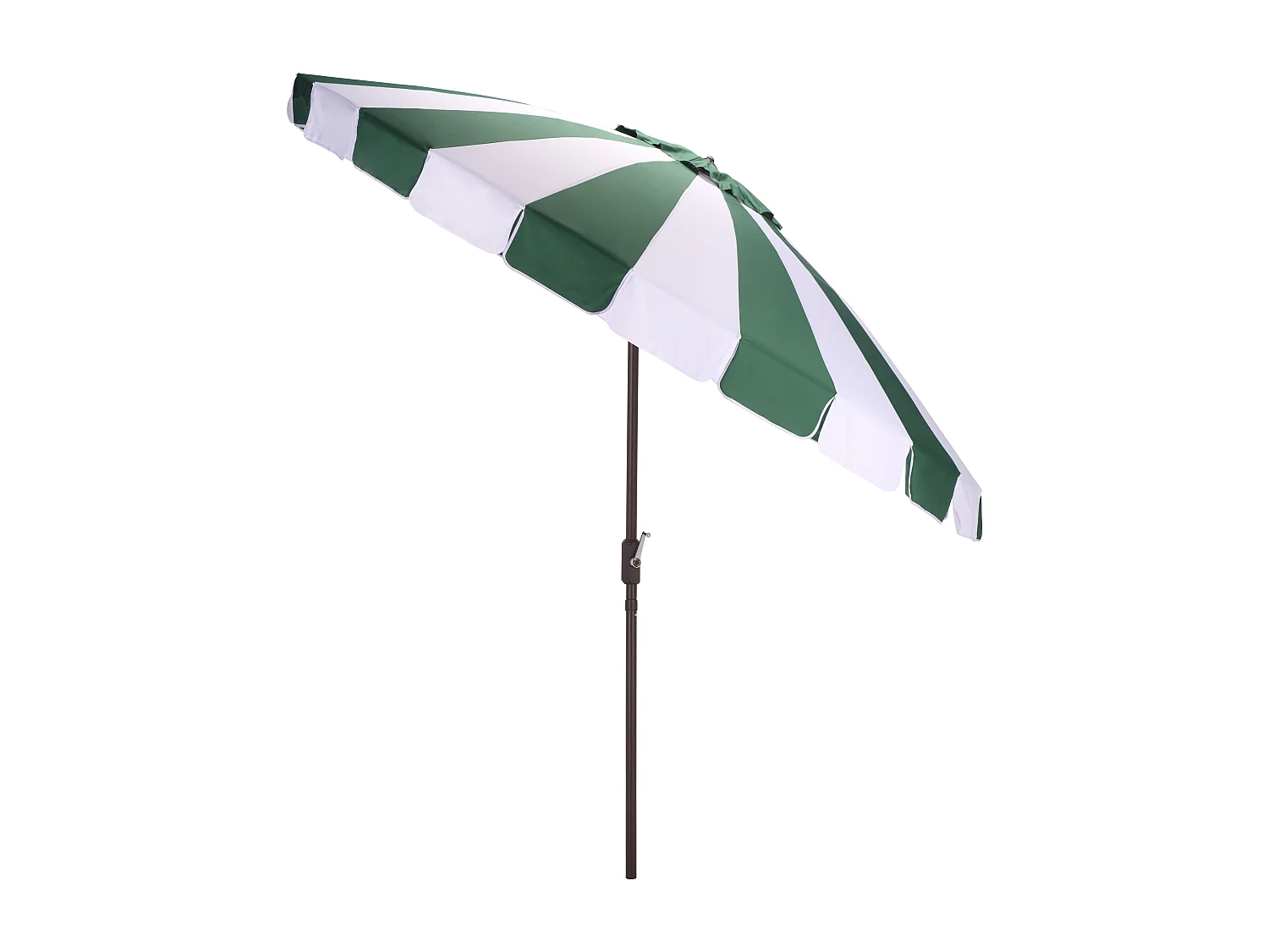 Parasol Vert chasseur/Rayure OPEN: 256 x 256 X 251 CLOSE: 15 x 15 x 251 - Samuel