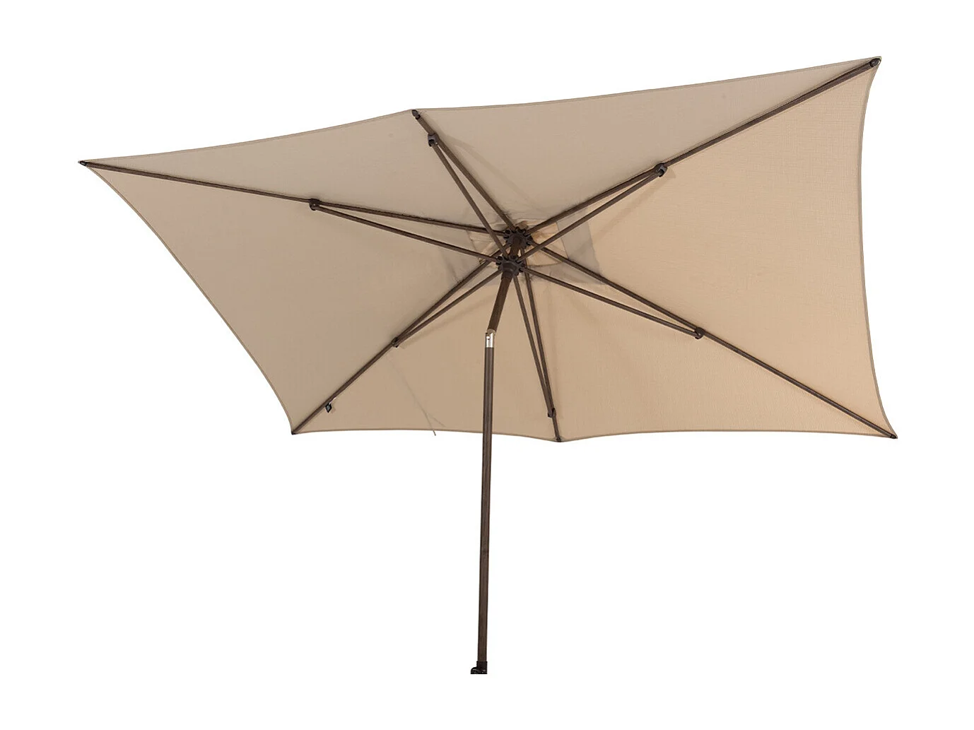 4 Seasons Azzurro stokparasol 200x300 cm beach solefin - Wenge frame