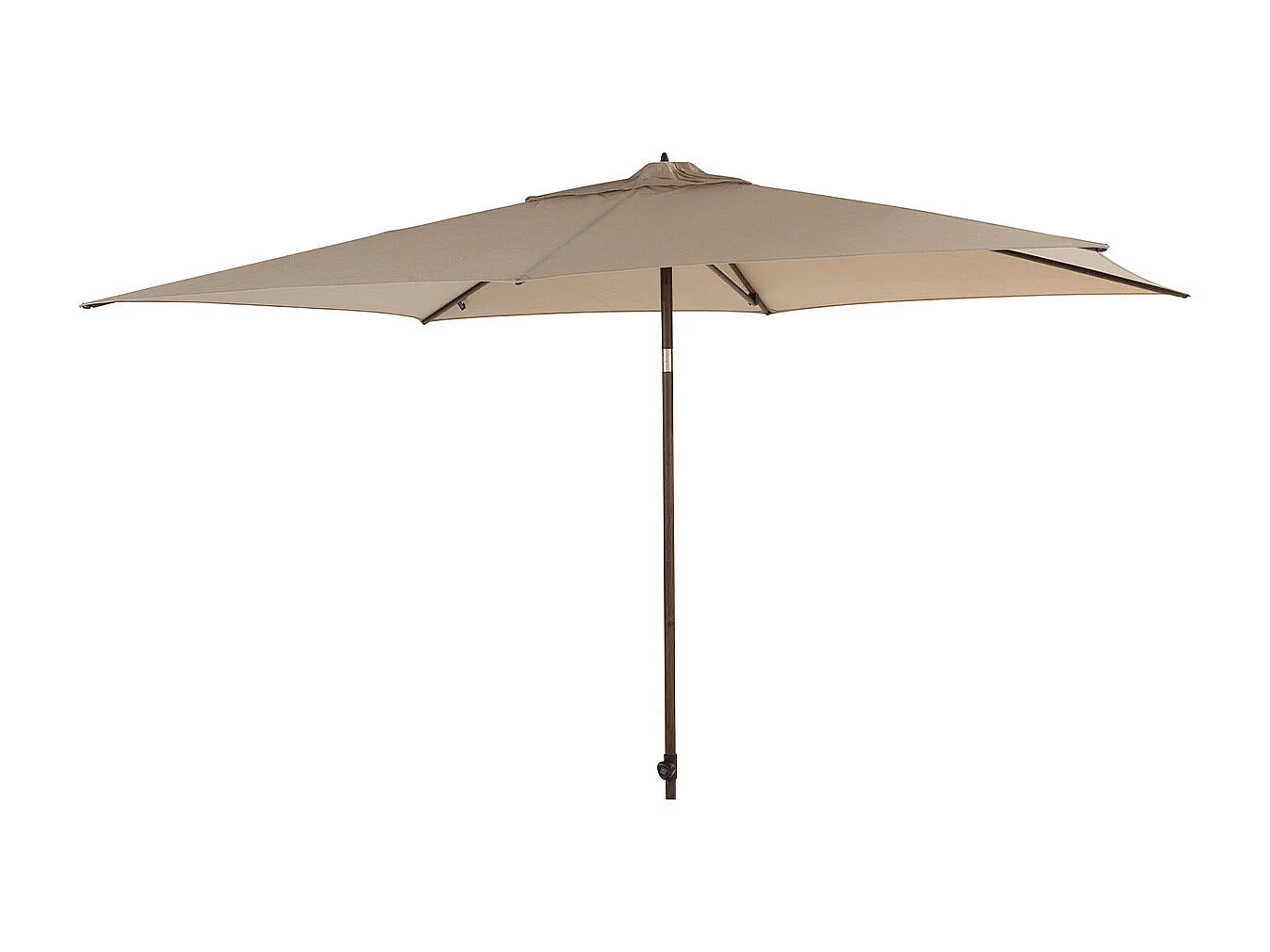 4 Seasons Azzurro stokparasol 200x300 cm beach solefin - Wenge frame