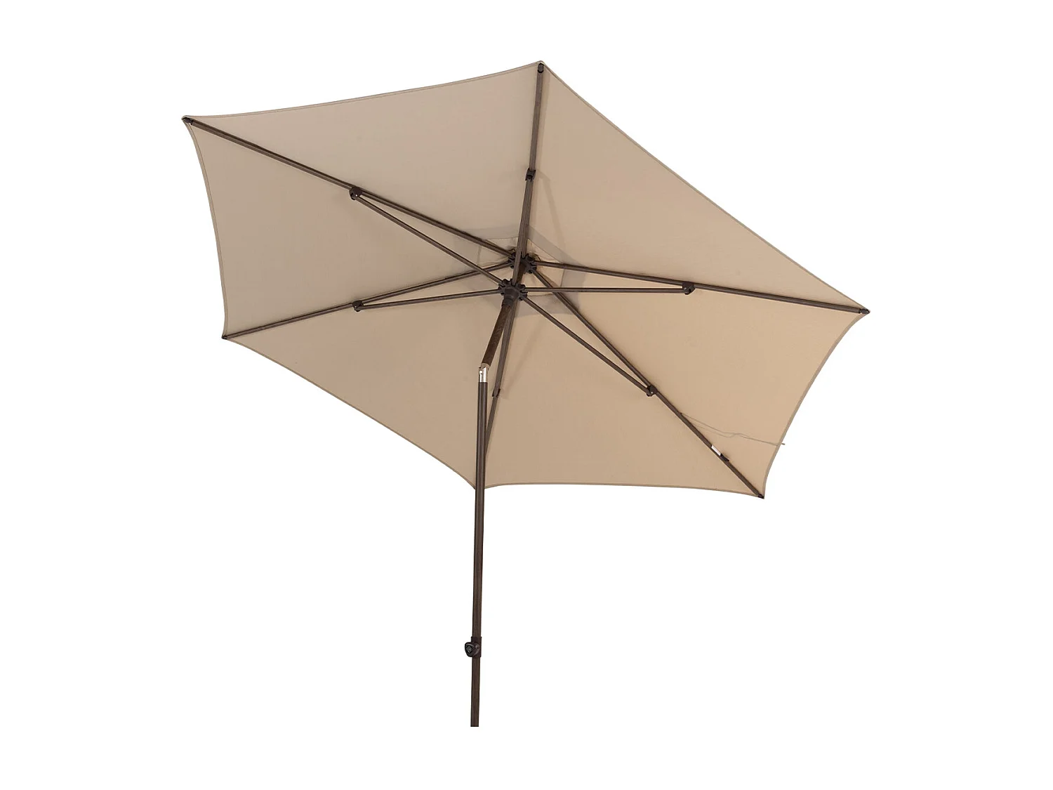 4 Seasons Azzurro stokparasol Ø300 cm beach solefin - Wenge frame