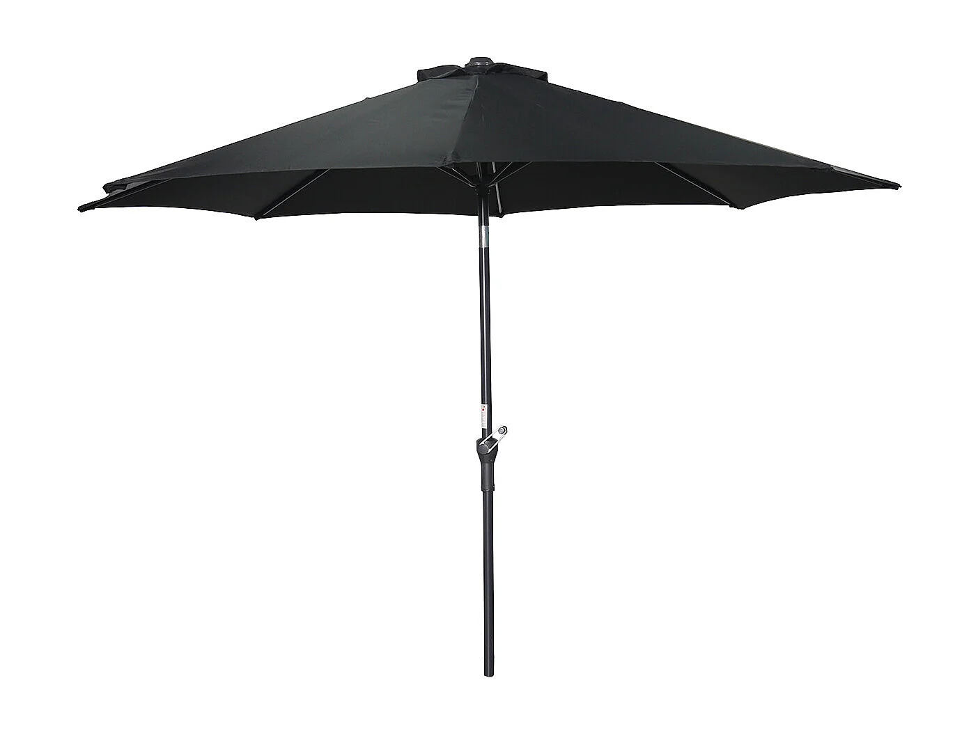 Garden Impressions Lotus stokparasol Ø300 cm - zwart