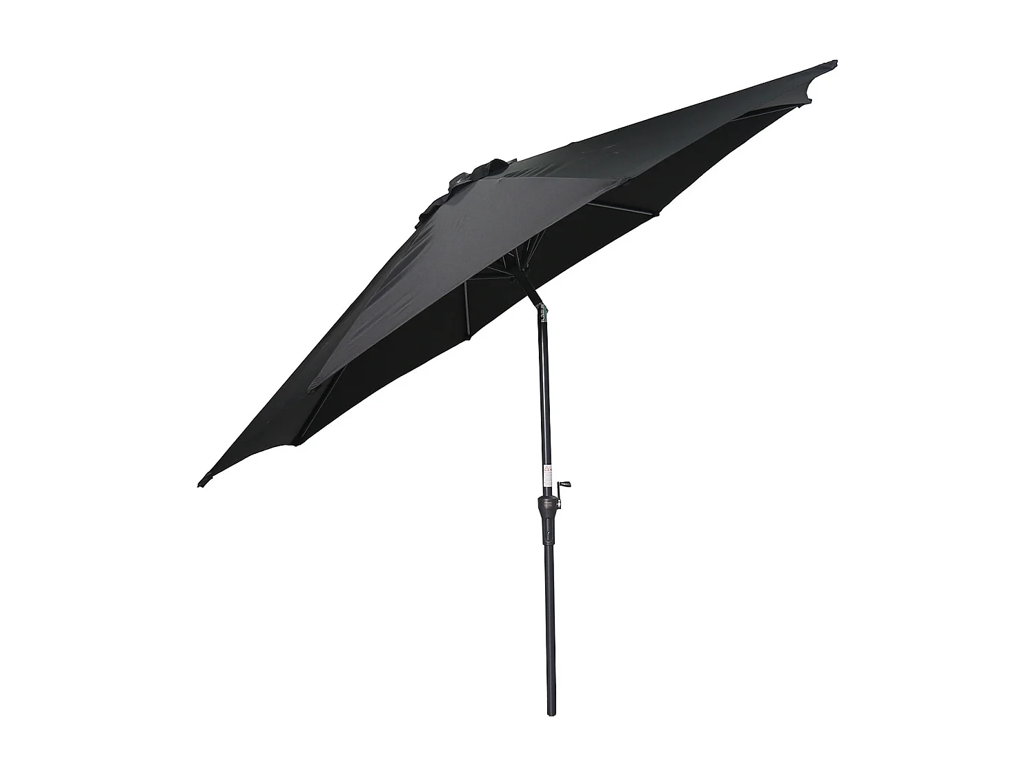 Garden Impressions Lotus stokparasol Ø300 cm - zwart