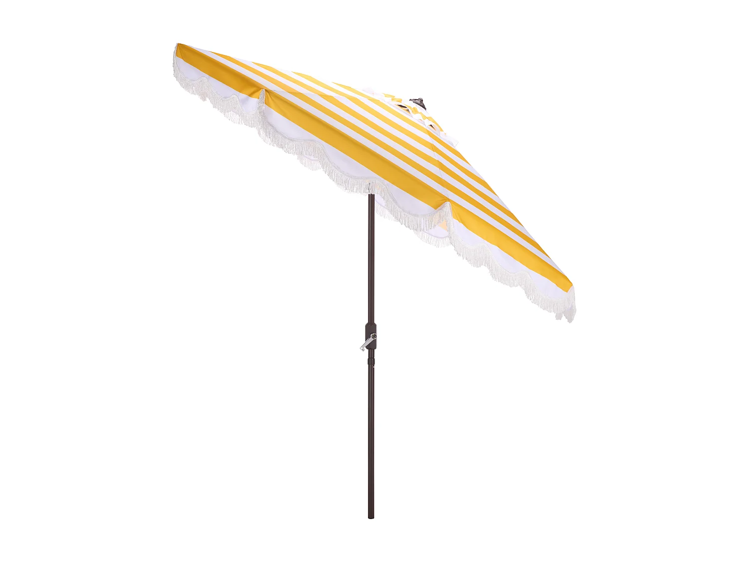 Parasol Rayure jaune OPEN: 256 x 256 X 251 CLOSE: 15 x 15 x 251 - Thomas