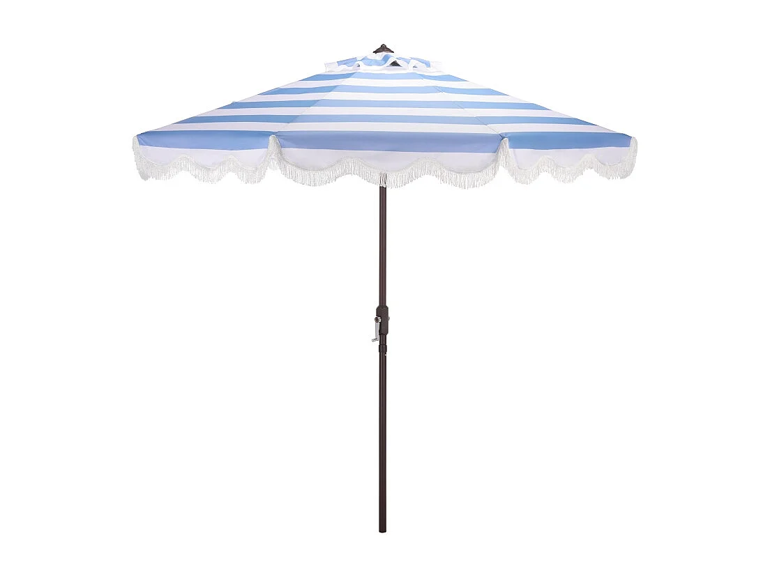Parasol Rayure bleu bébé OPEN: 256 x 256 X 251 CLOSE: 15 x 15 x 251 - Thomas