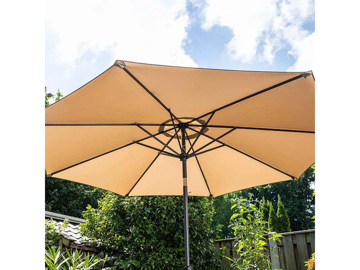Parasol canne - Garden Impressions - Lotus - Ø300 cm - taupe