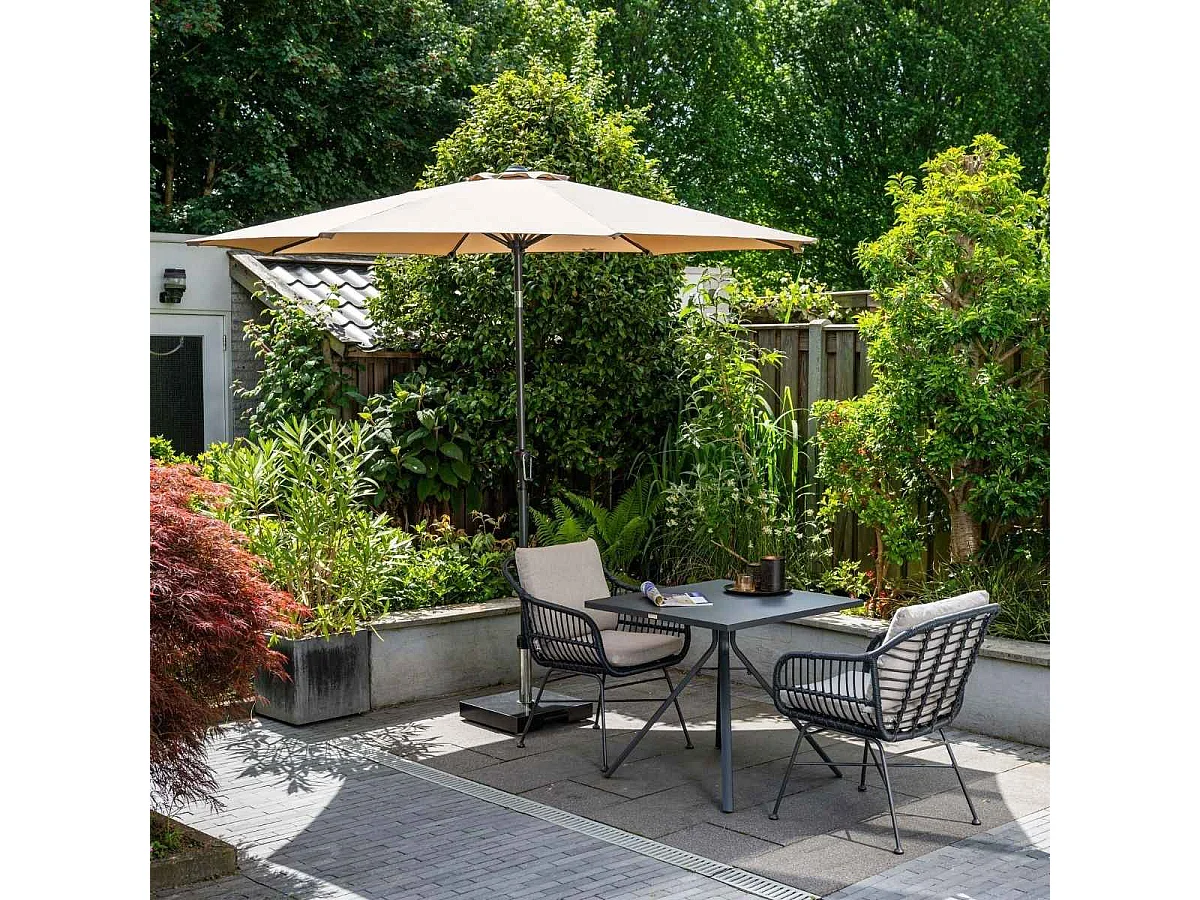 Parasol canne - Garden Impressions - Lotus - Ø300 cm - taupe