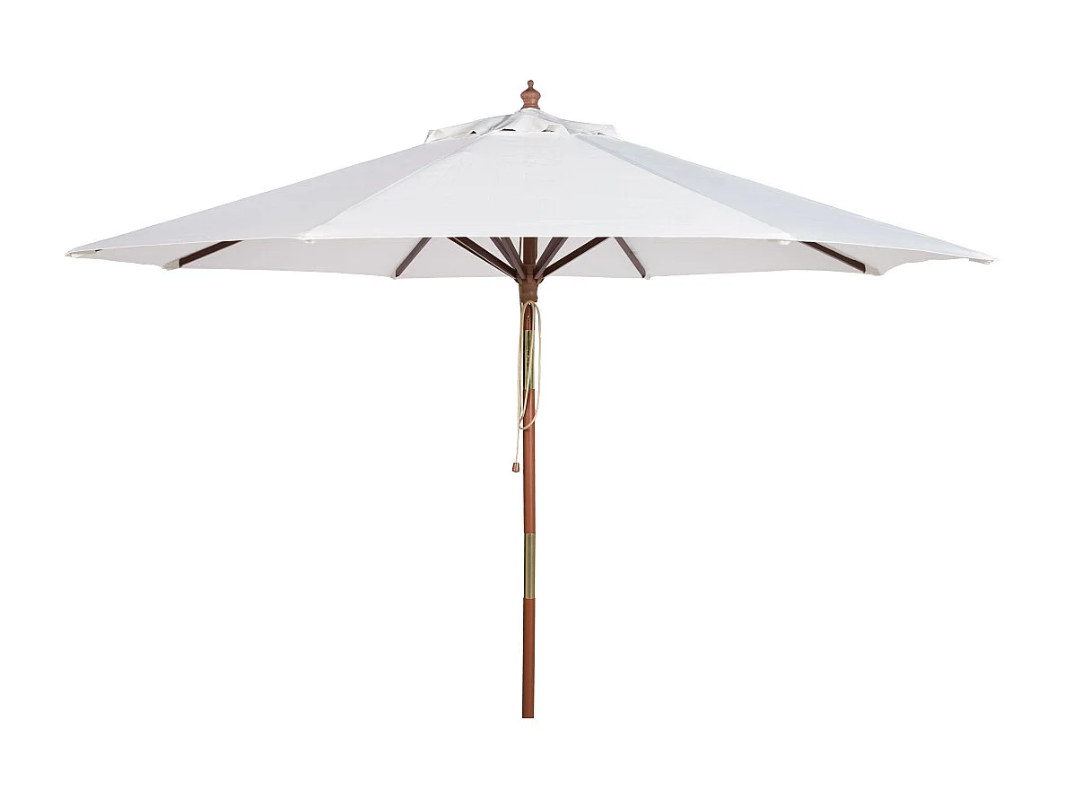 Parasol Ivoire OPEN: 268 x 268 x 251 CLOSE: 15.5 x 15.5 x 251 - Jonathan