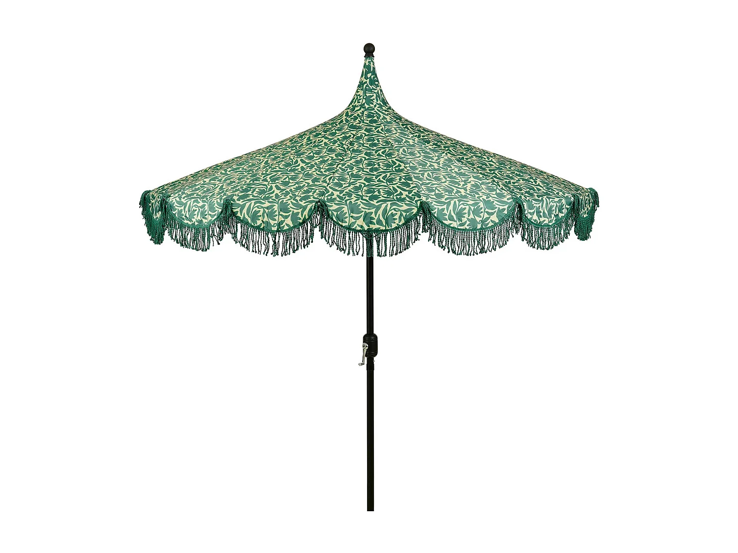 Edelman Kelly stokparasol donker groen - Ø235 x 238 cm