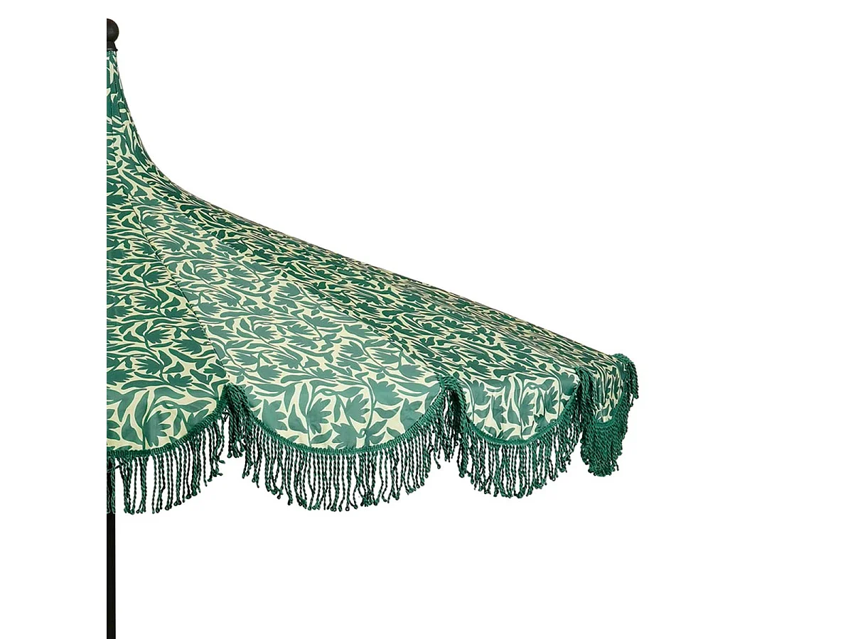 Edelman Kelly stokparasol donker groen - Ø235 x 238 cm