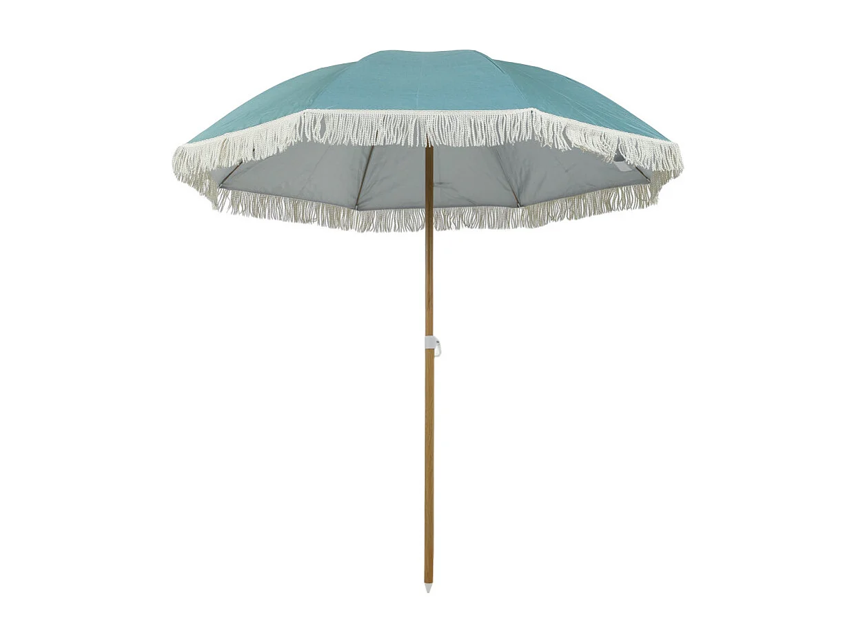 Parasol Neubach Design Franges UPF50+ Réglable Bleu Clair 172 cm