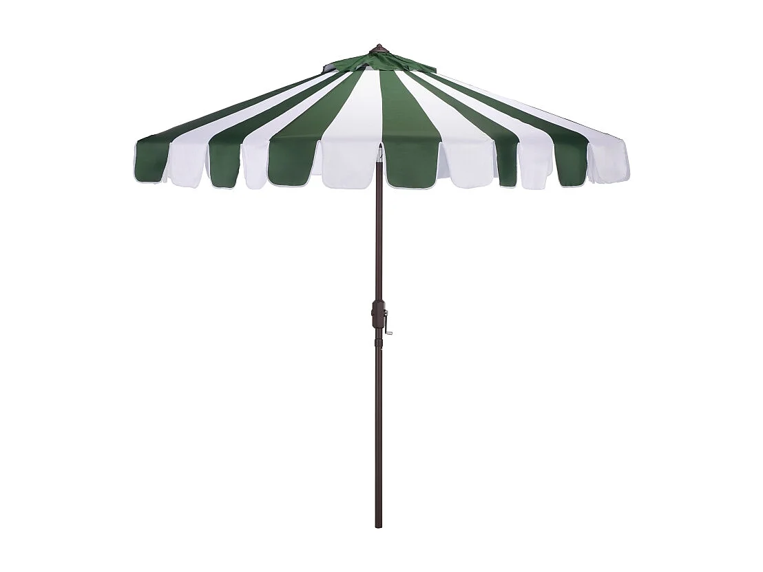 Parasol Vert chasseur/Rayure OPEN: 256 x 256 X 251 CLOSE: 15 x 15 x 251 - James