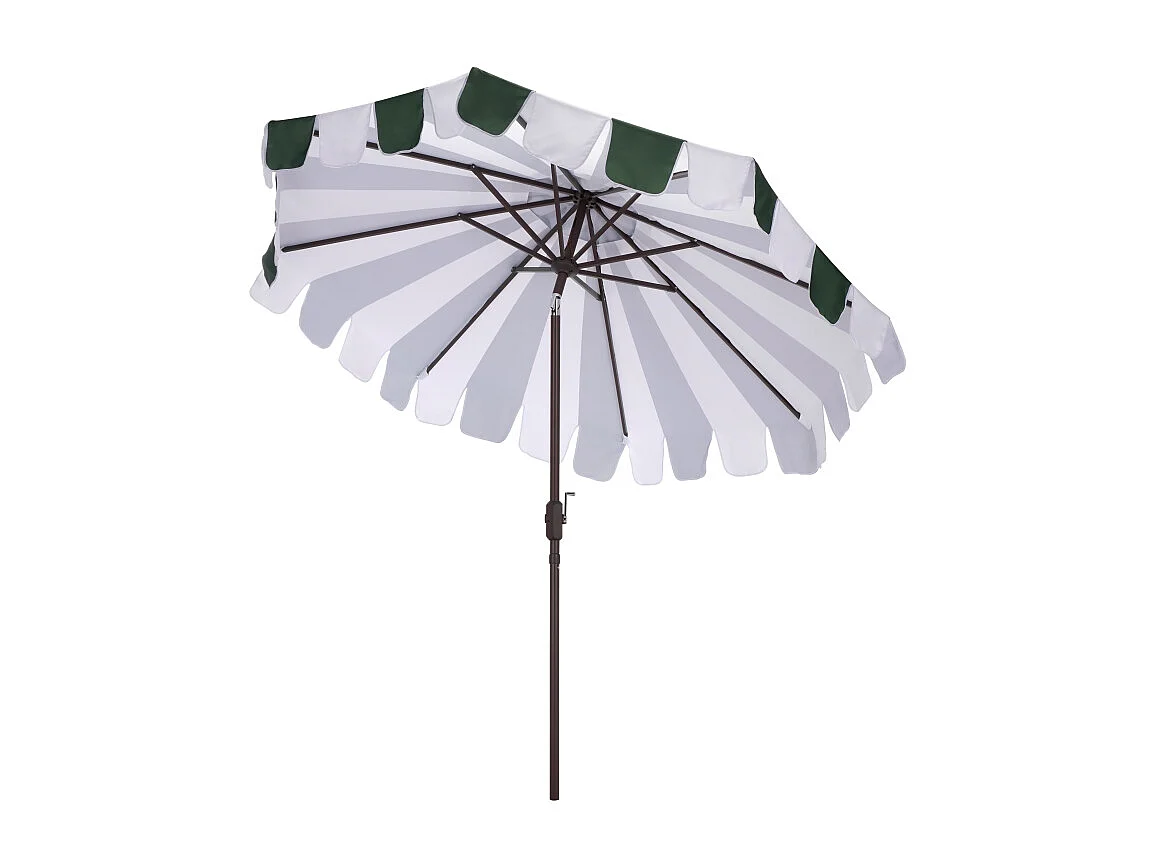 Parasol Vert chasseur/Rayure OPEN: 256 x 256 X 251 CLOSE: 15 x 15 x 251 - James
