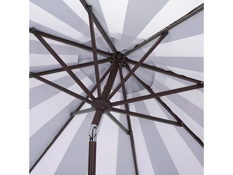 Parasol Vert chasseur/Rayure OPEN: 256 x 256 X 251 CLOSE: 15 x 15 x 251 - James