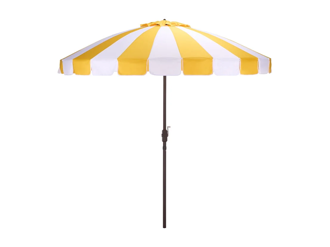 Parasol Rayure jaune OPEN: 256 x 256 X 251 CLOSE: 15 x 15 x 251 - Samuel