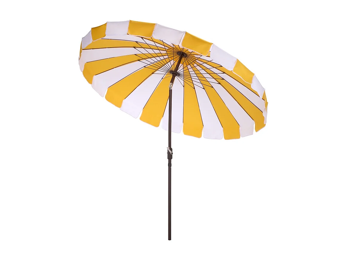 Parasol Rayure jaune OPEN: 256 x 256 X 251 CLOSE: 15 x 15 x 251 - Samuel