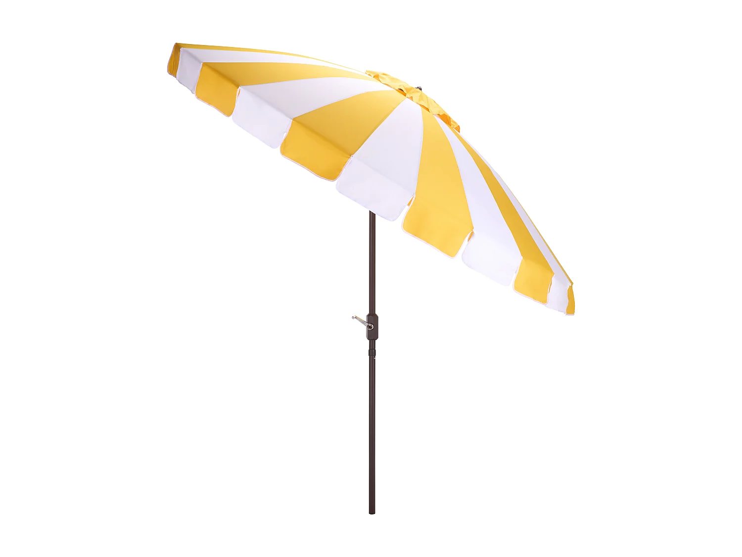 Parasol Rayure jaune OPEN: 256 x 256 X 251 CLOSE: 15 x 15 x 251 - Samuel