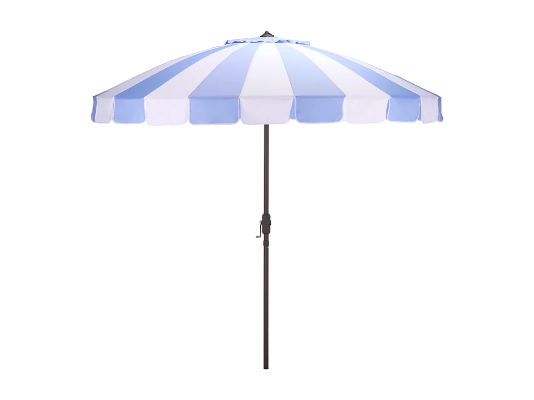 Parasol Rayure bleu bébé OPEN: 256 x 256 X 251 CLOSE: 15 x 15 x 251 - Samuel