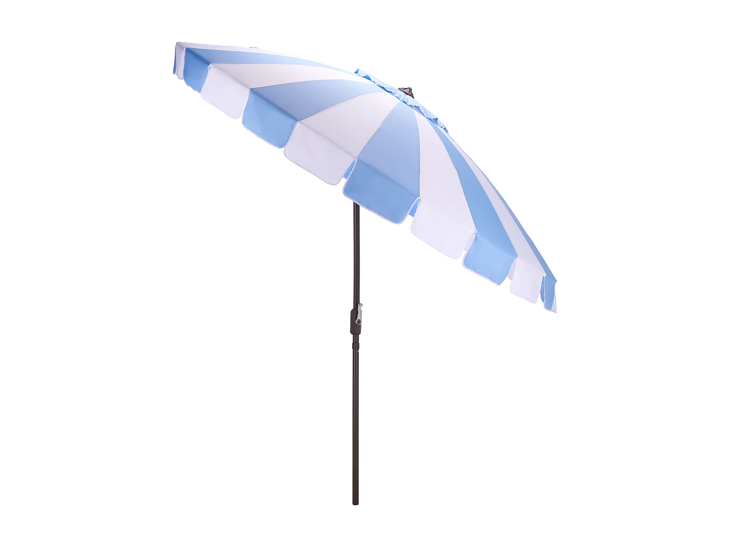 Parasol Rayure bleu bébé OPEN: 256 x 256 X 251 CLOSE: 15 x 15 x 251 - Samuel