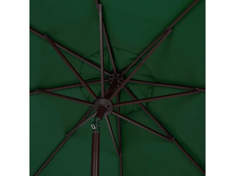 Parasol Vert Chasseur OPEN: 256 x 256 X 251 CLOSE: 15 x 15 x 251 - Henry