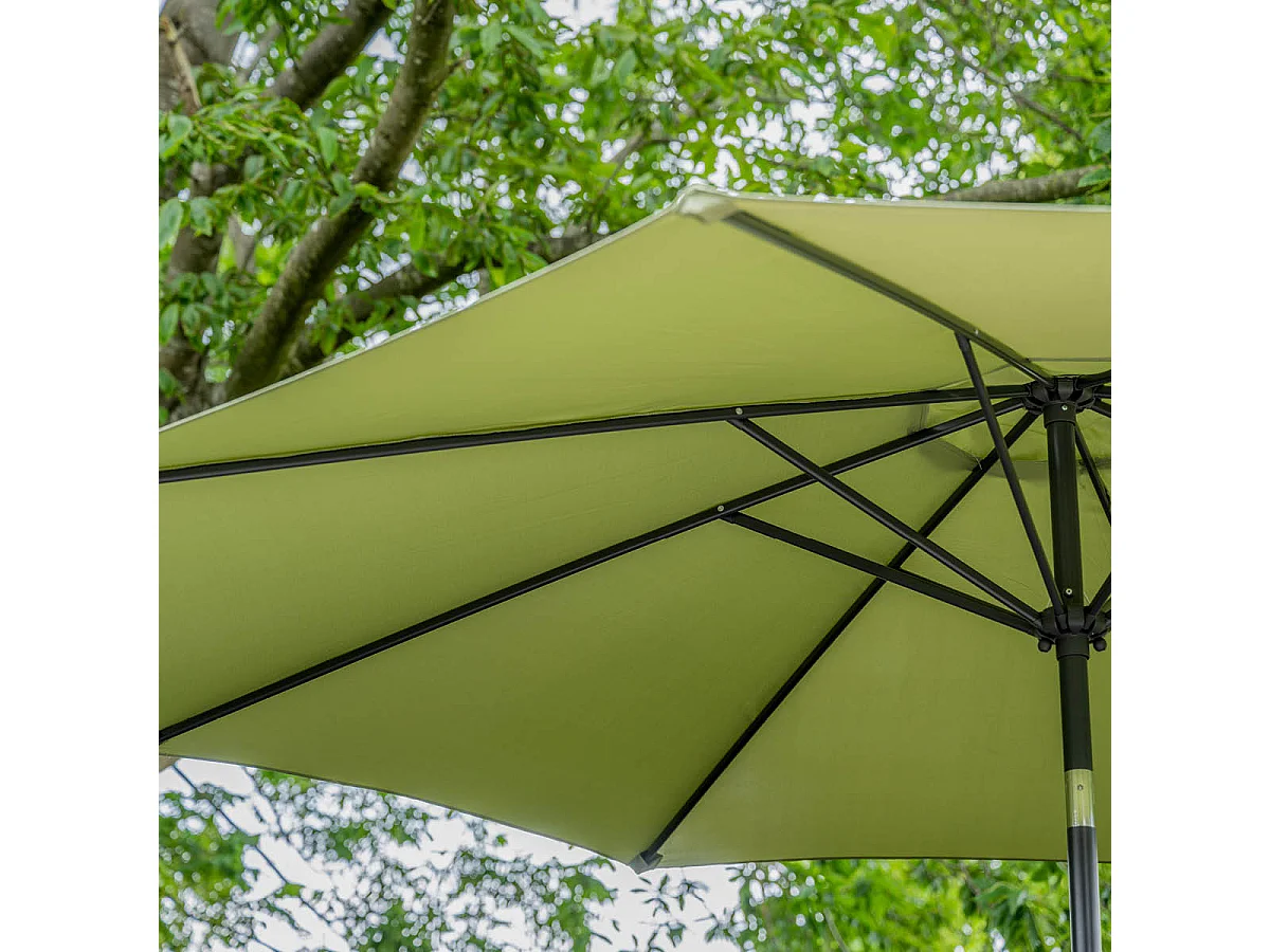 Garden Impressions Lotus stokparasol Ø300 cm - olijf