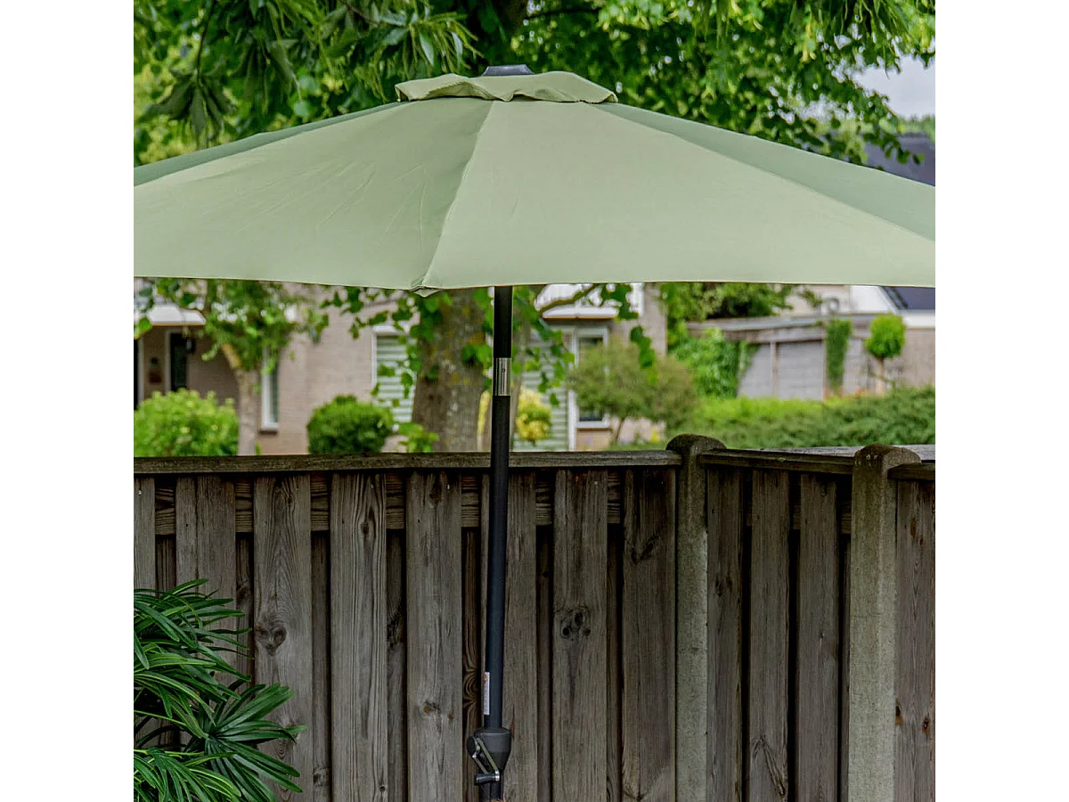 Garden Impressions Lotus stokparasol Ø300 cm - olijf