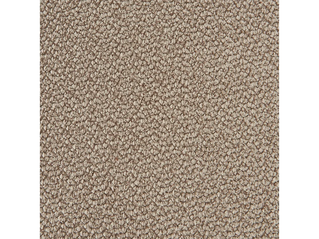 Canapé modulable tissu chenille 2 places beige foncé - Movi