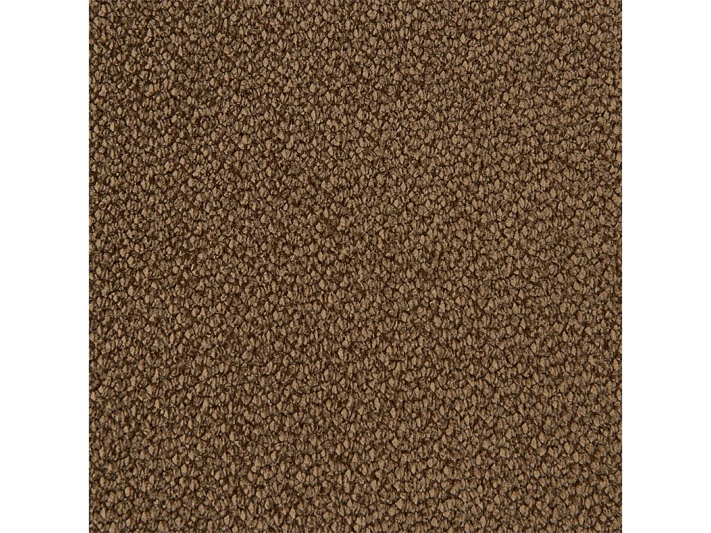 Canapé modulable tissu chenille 5 places marron - Movi