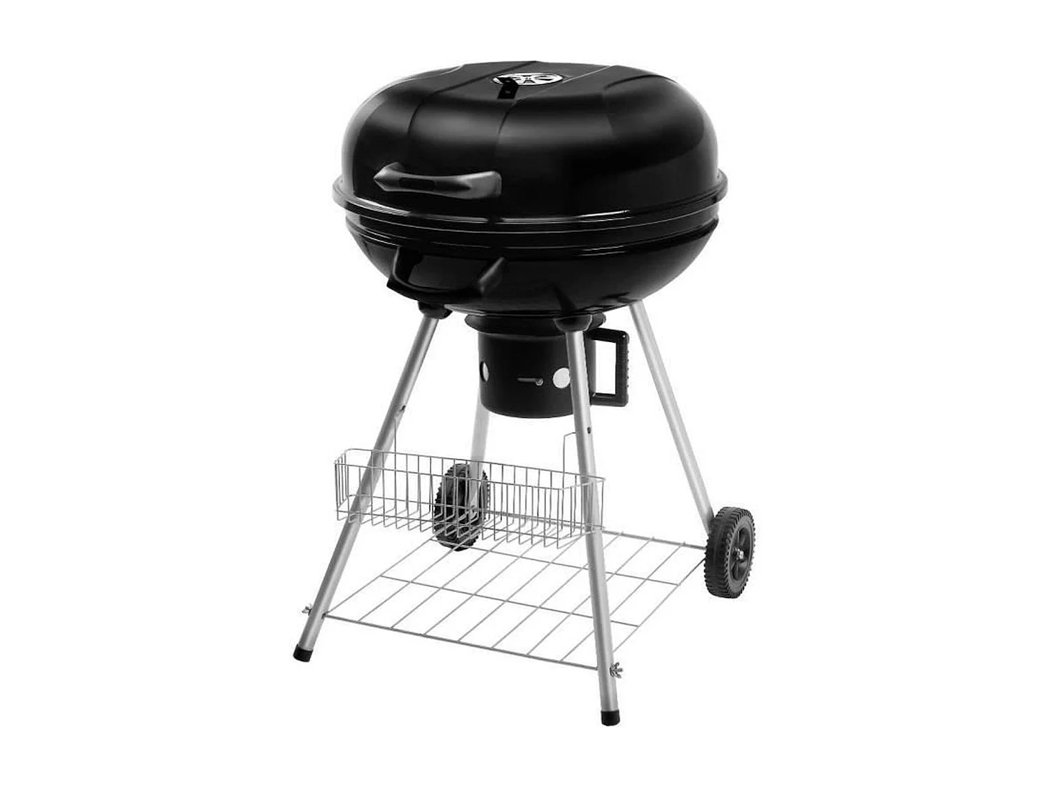 Fieldmann FZG 1004 Houtskoolbarbecue Ø 54,5 cm met Mobiel Karretje en Verstelbare Ventilatie