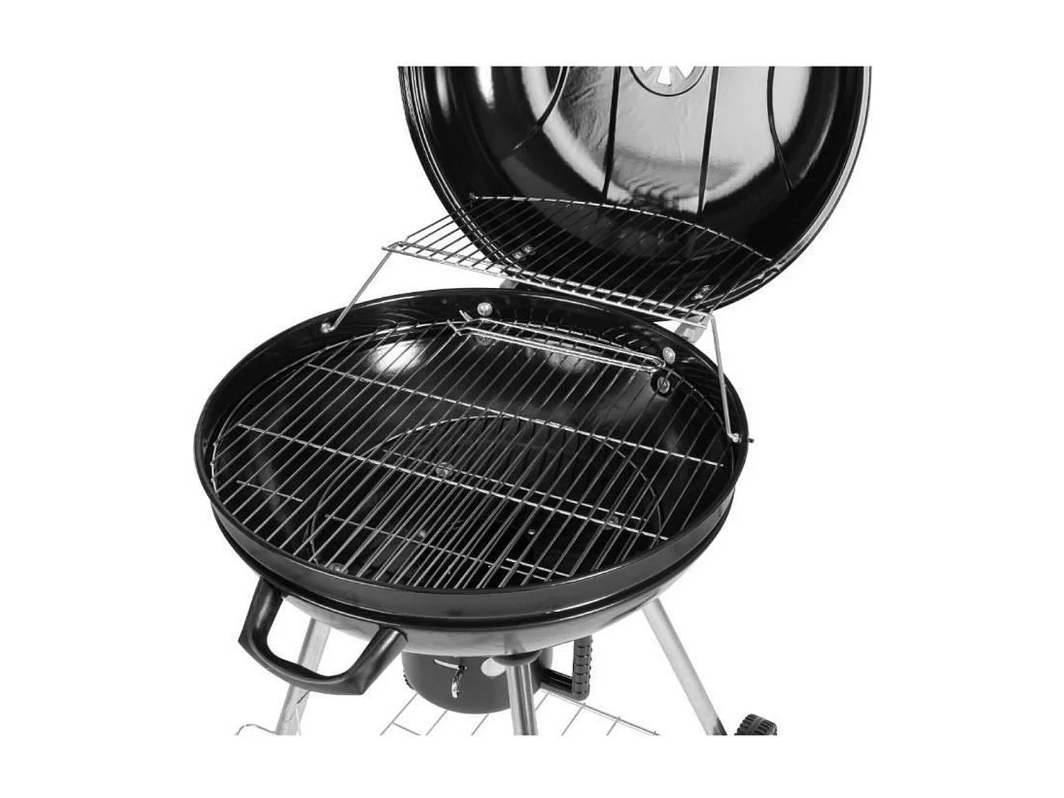 Fieldmann FZG 1004 Houtskoolbarbecue Ø 54,5 cm met Mobiel Karretje en Verstelbare Ventilatie