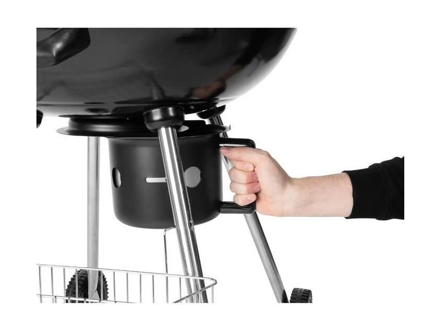 Fieldmann FZG 1004 Houtskoolbarbecue Ø 54,5 cm met Mobiel Karretje en Verstelbare Ventilatie