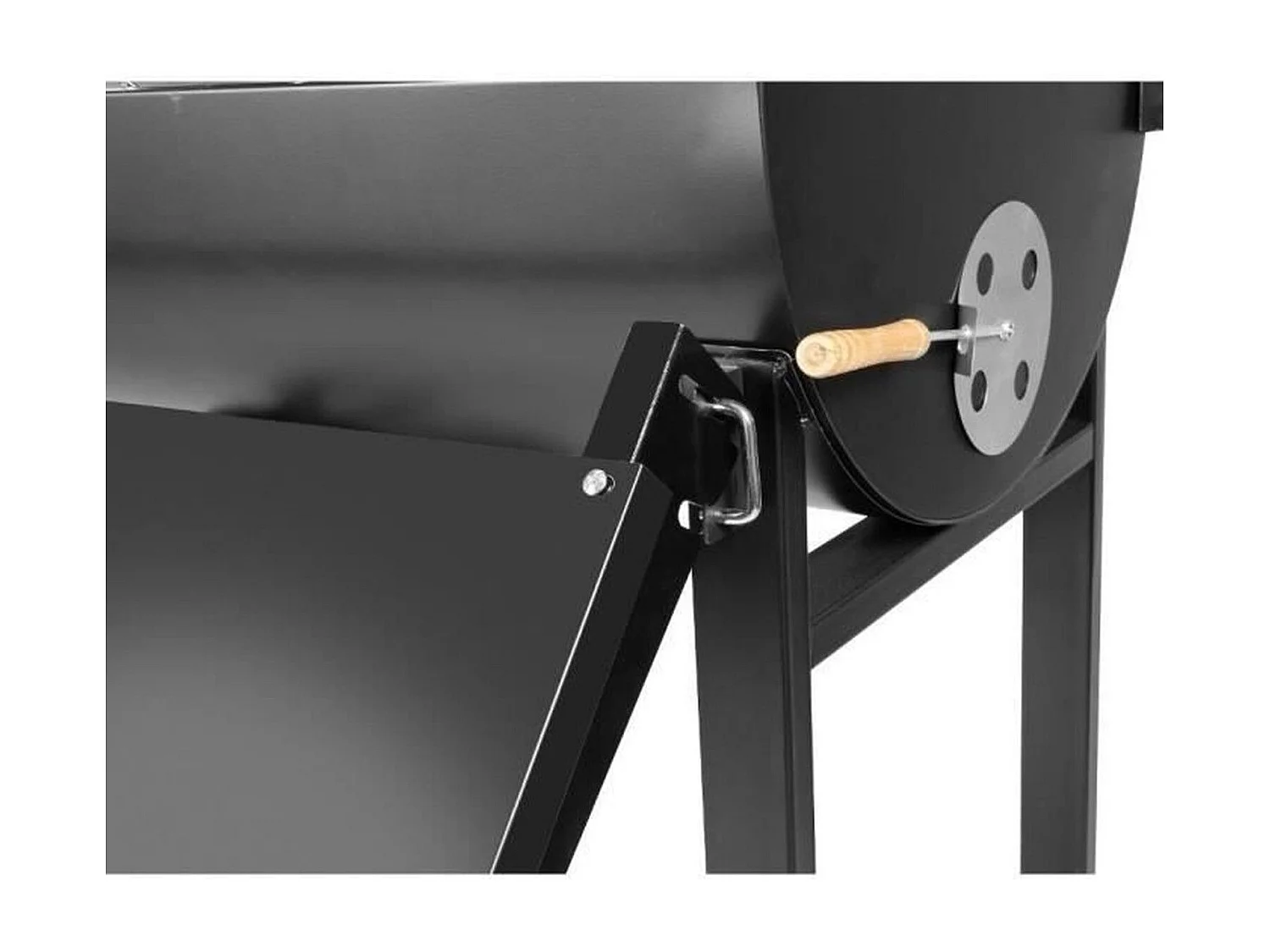 Fieldmann FZG 1007 Holzkohlegrill mit Thermometer, 72x42 cm Rost, Schwarz