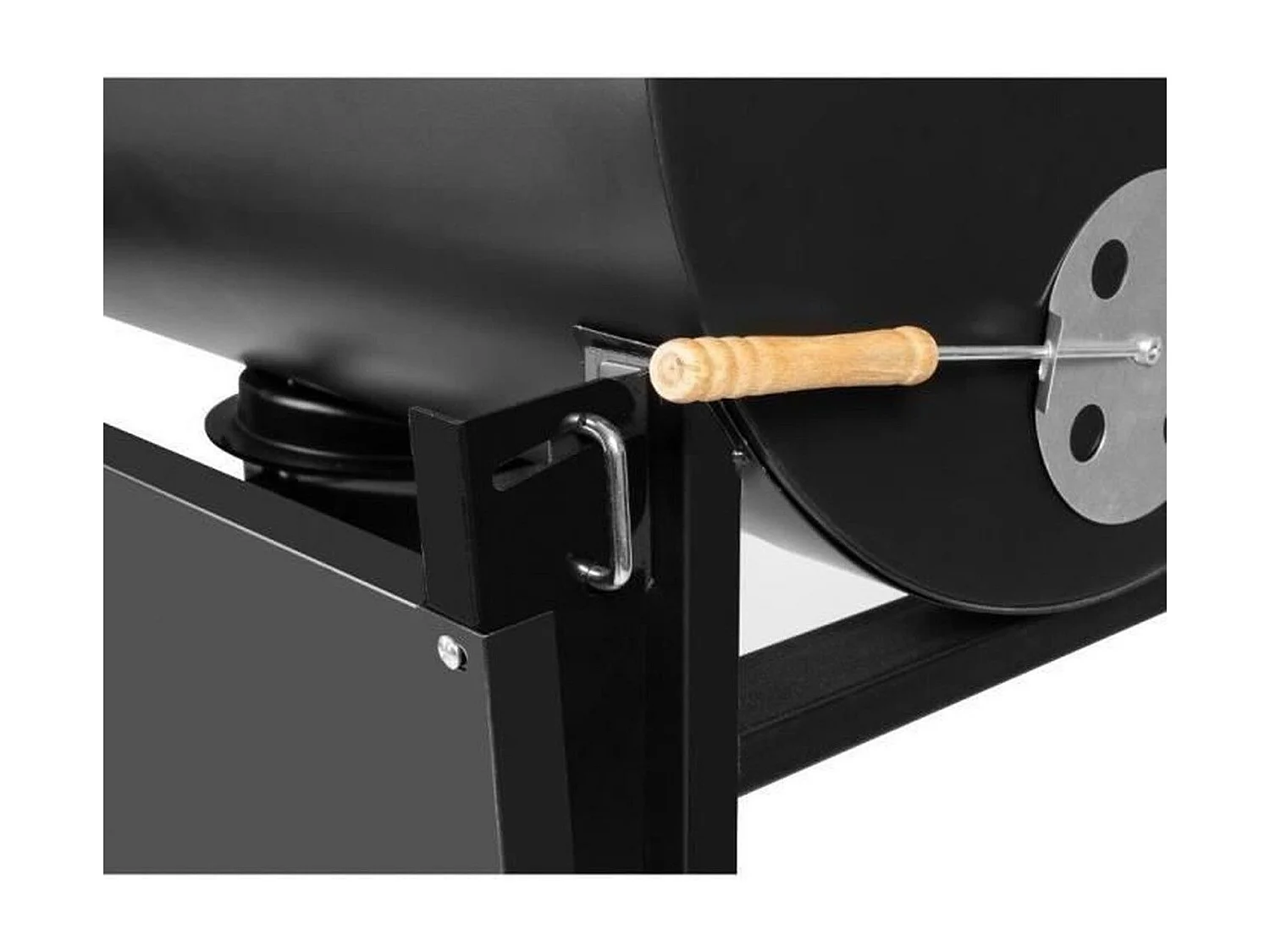 Fieldmann FZG 1007 Holzkohlegrill mit Thermometer, 72x42 cm Rost, Schwarz