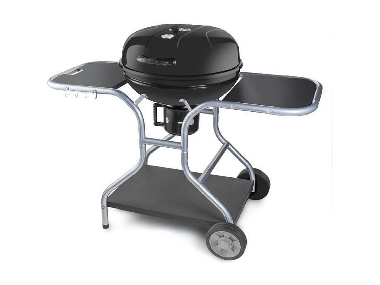 Fieldmann FZG 1014 Houtskool BBQ Grill met Thermometer en Wielen