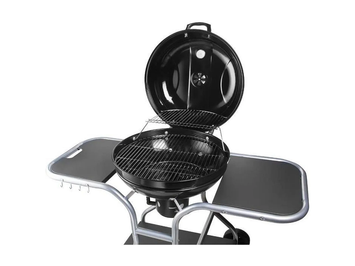Fieldmann FZG 1014 Houtskool BBQ Grill met Thermometer en Wielen