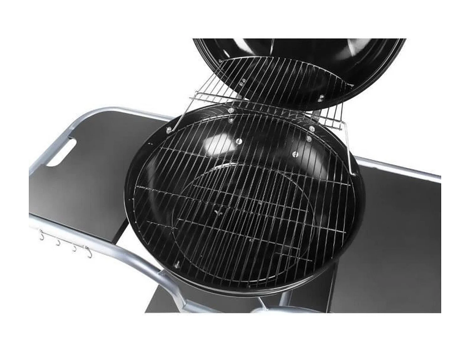 Fieldmann FZG 1014 Houtskool BBQ Grill met Thermometer en Wielen