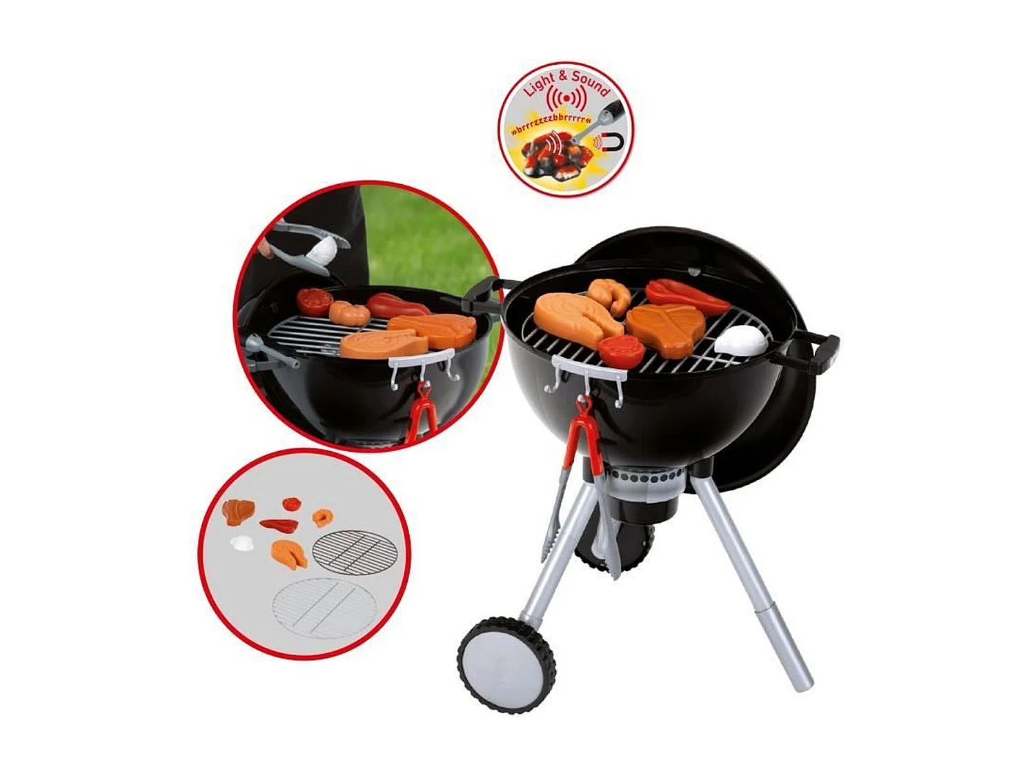 Barbecue Weber One Touch Premium avec charbon sonore et lumineux