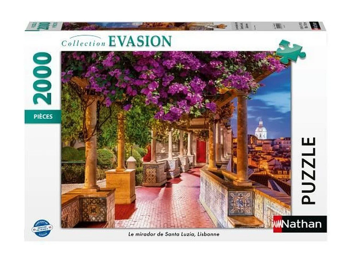 Lisbonne Santa Luzia View 2000-Teile Erwachsenenpuzzle von Nathan
