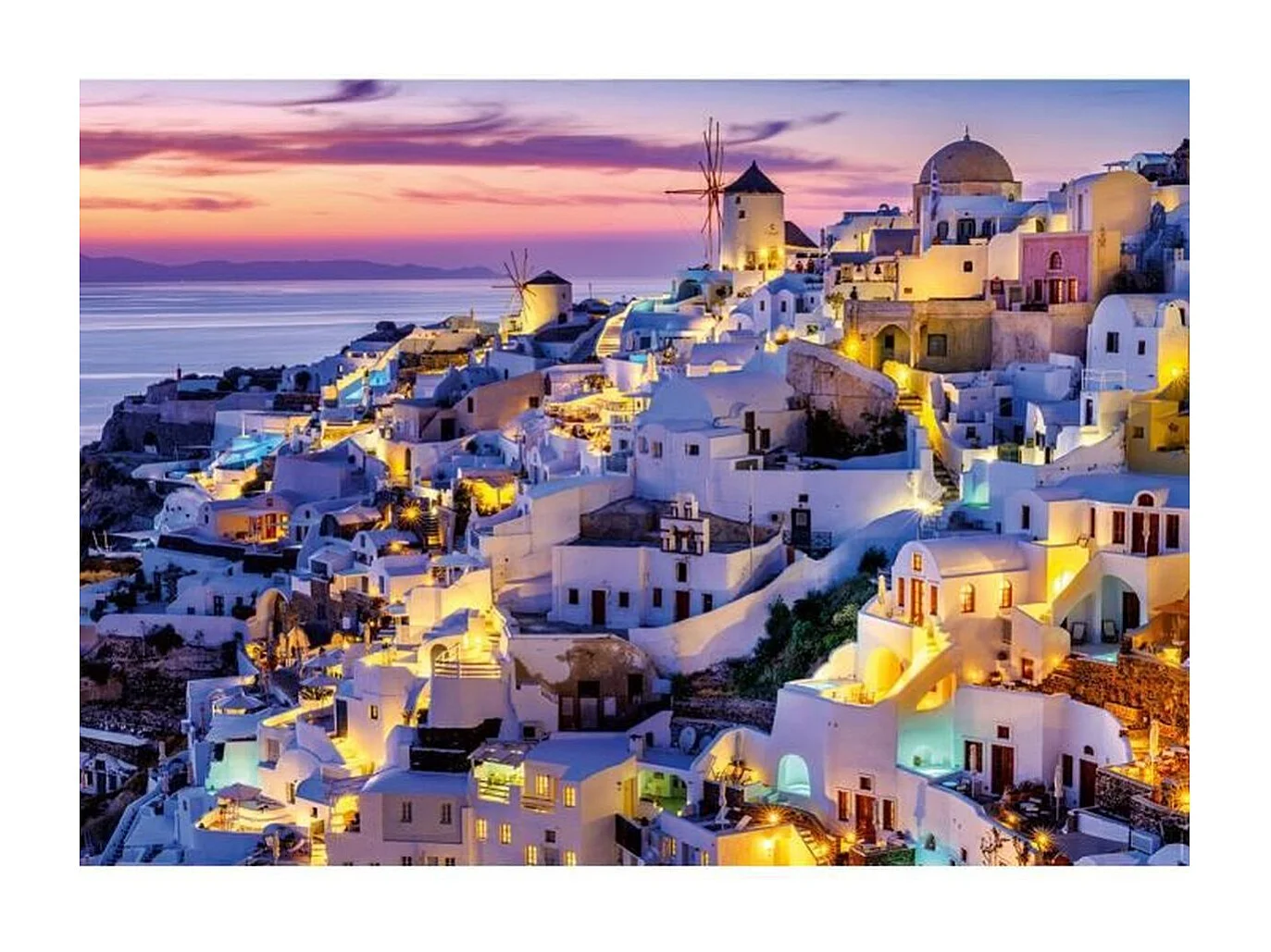 Ravensburger Puzzle 1500 pièces - Santorini Sunset (Collection Évasion)