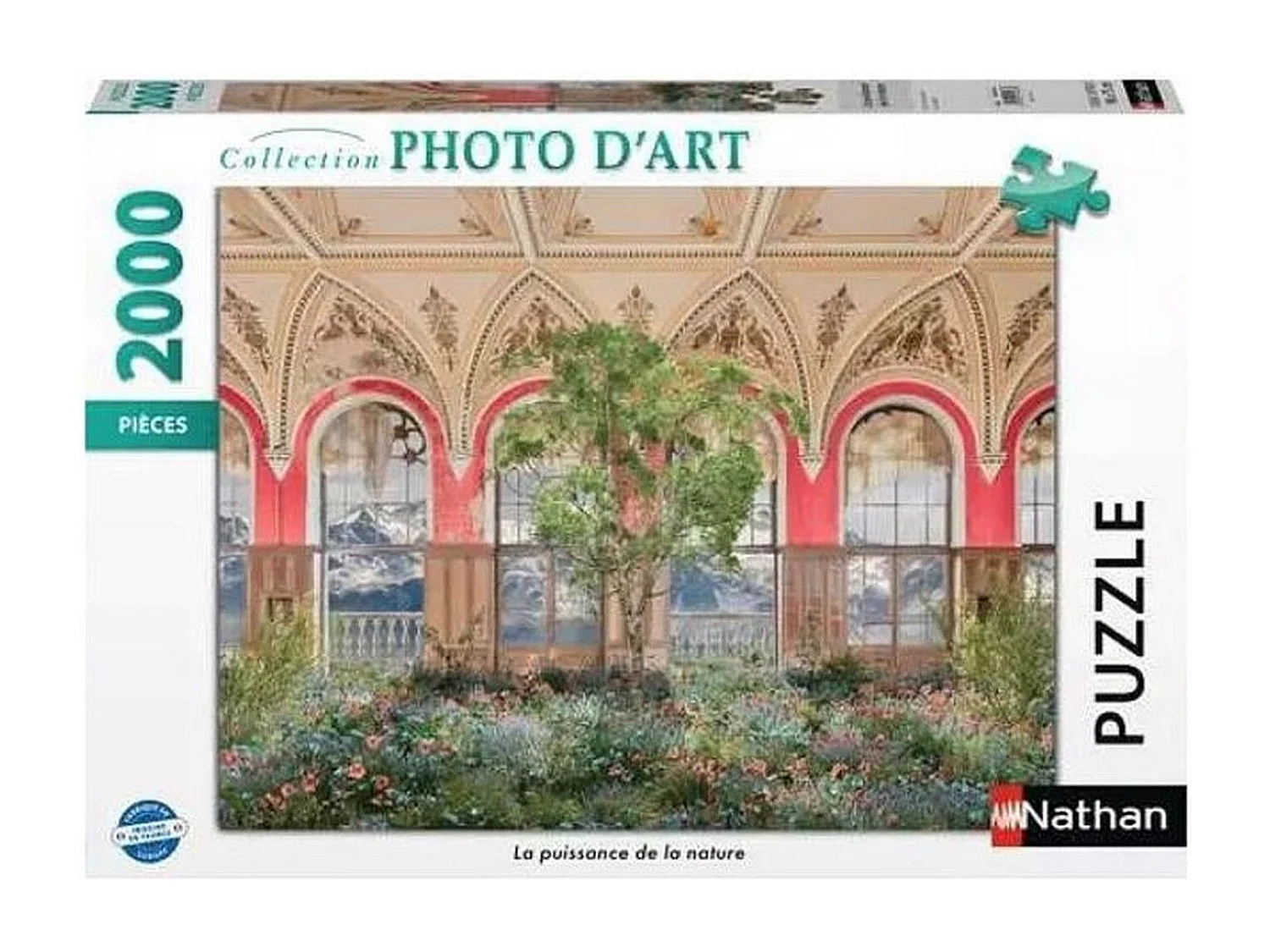Nathan 2000-Teilige Puzzle-Sammlung - Naturkraft und Acht Themen für Erwachsene