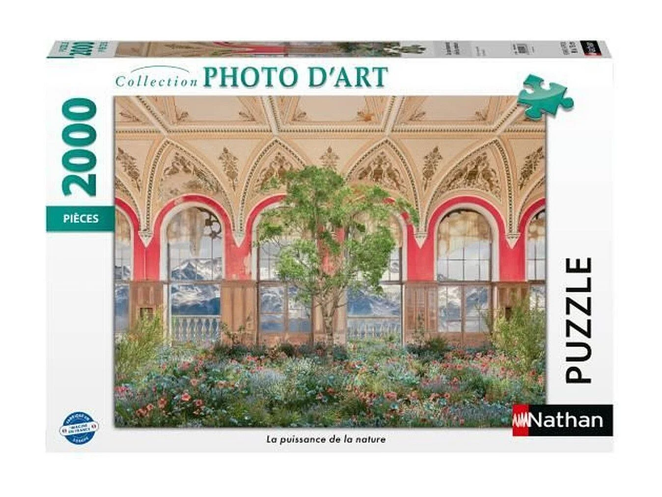 Nathan 2000-Teilige Puzzle-Sammlung - Naturkraft und Acht Themen für Erwachsene