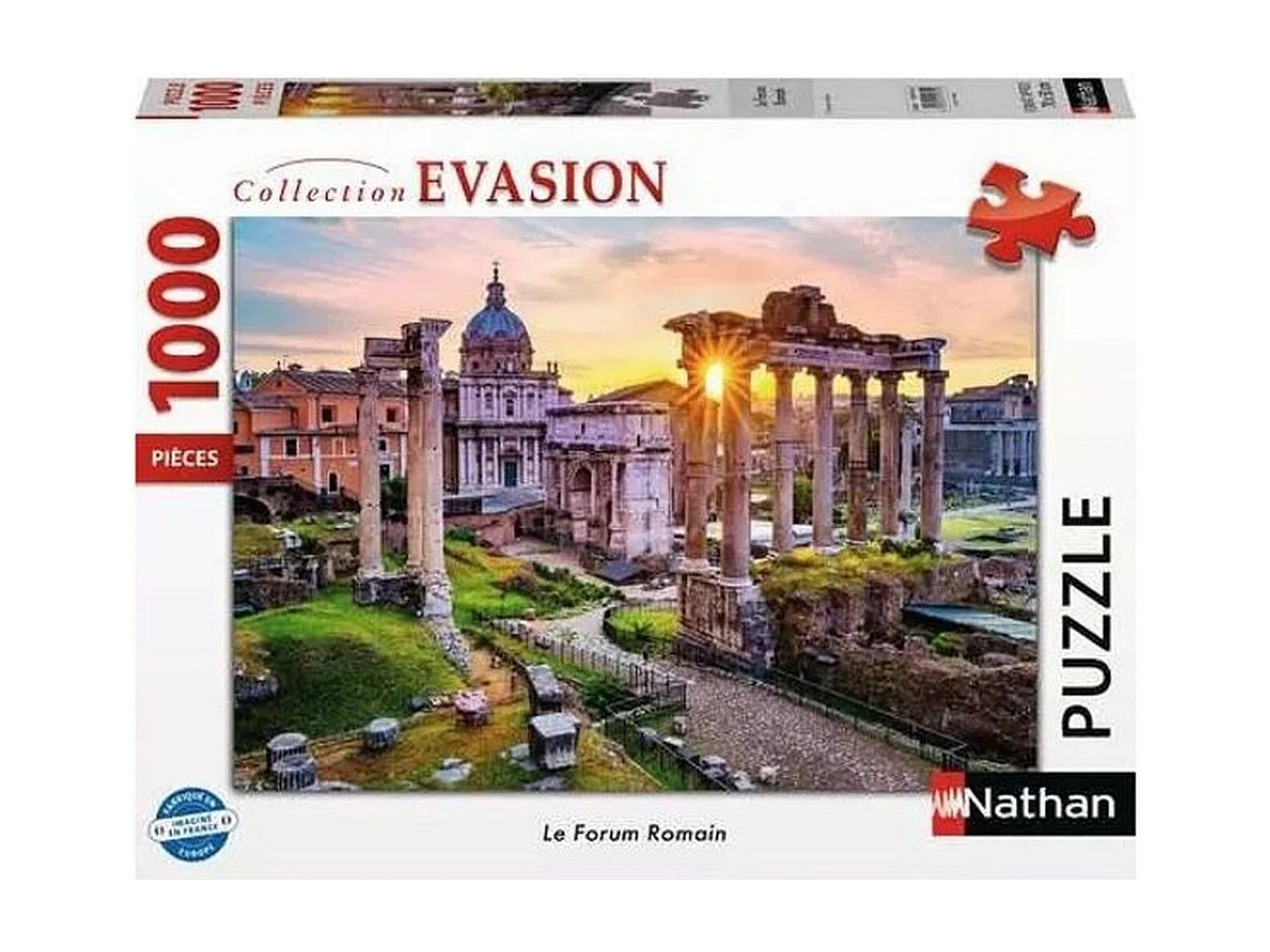 Nathan Puzzle 1000 Teile - Le Forum Romain Evasion Kollektion für Erwachsene