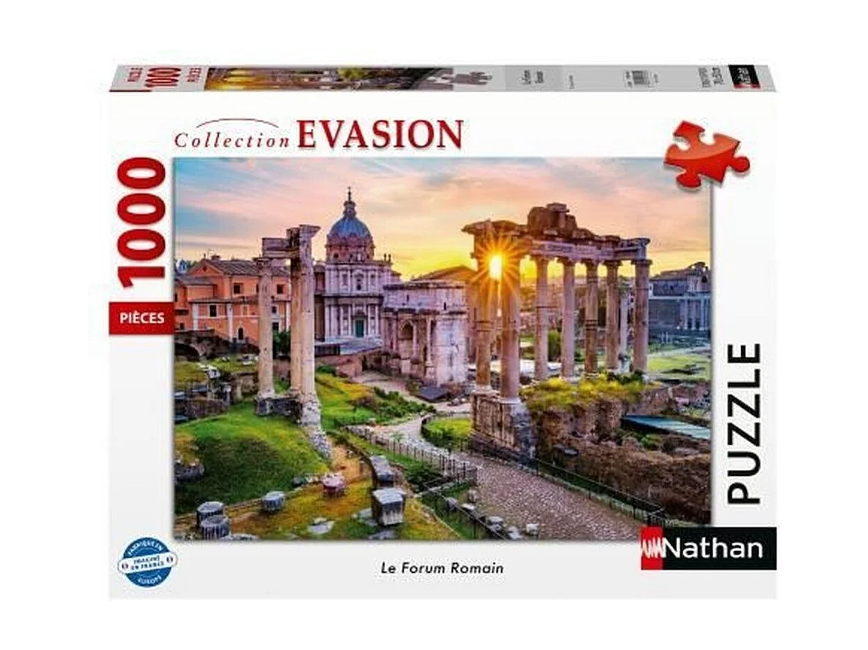 Nathan Puzzle 1000 Teile - Le Forum Romain Evasion Kollektion für Erwachsene