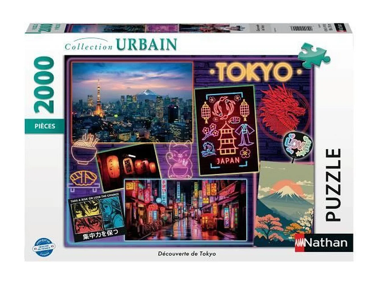 NathanPuzzle 2000 Teile Entdeckung Tokios